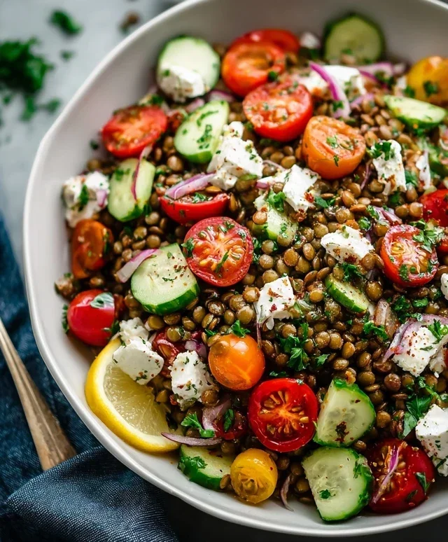 Mediterranean Lentil Salad
