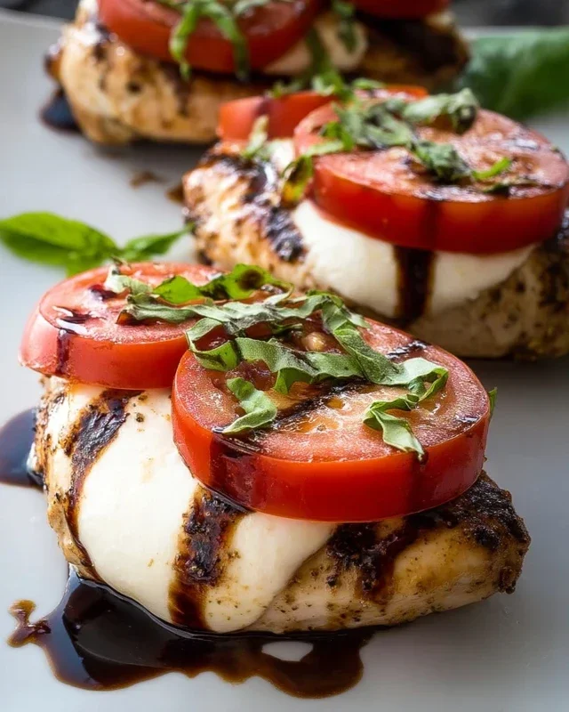 Grilled Chicken Caprese