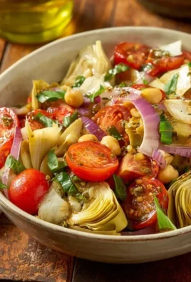 Tuscan Artichoke Tomato Salad