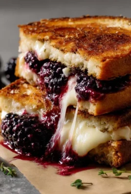 Blackberry Balsamic and Brie Grilled Cheese