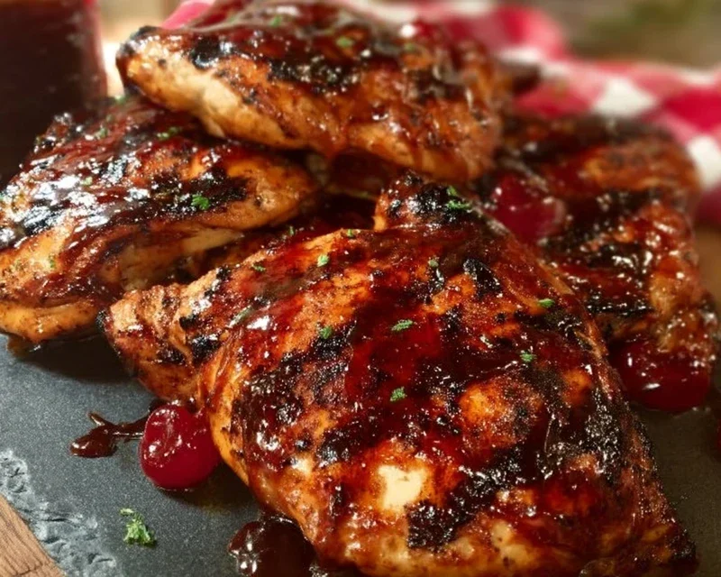 Cherry Dr. Pepper Grilled Chicken