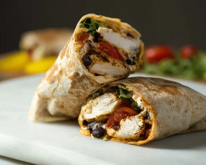 Chipotle Ranch Grilled Chicken Burrito