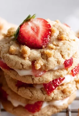 Strawberry Shortcake Cookies
