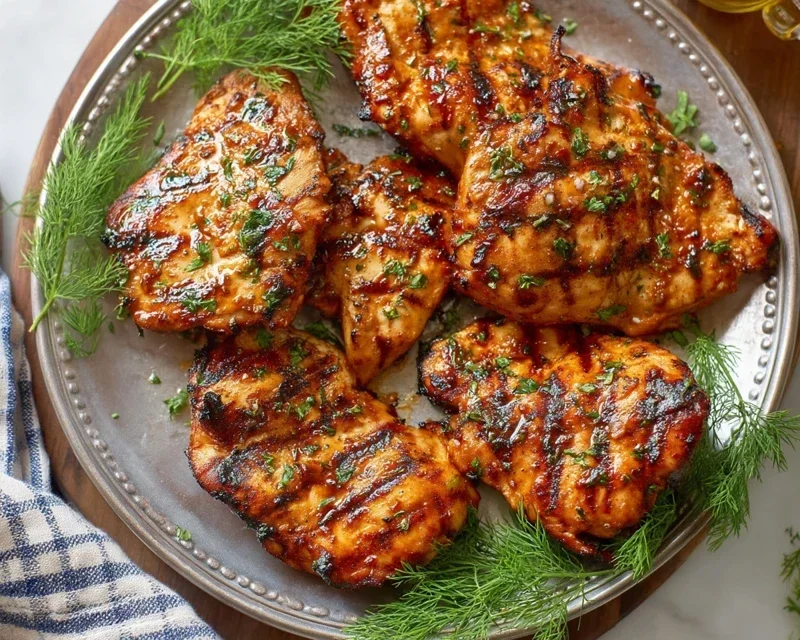 The BEST EVER Grilled Chicken Marinade