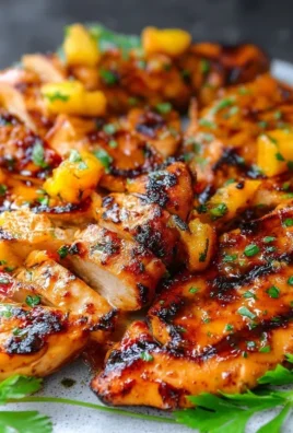 Grilled Mango Pineapple Chicken