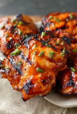 Grilled Honey Buffalo Chicken Thighs