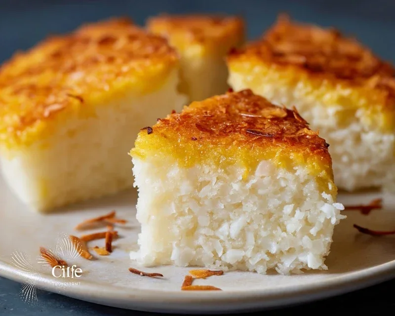 Sticky Coconut Cake