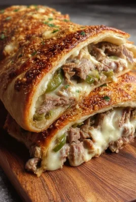 Philly Cheesesteak Stromboli