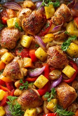 Hawaiian Chicken Sheet Pan
