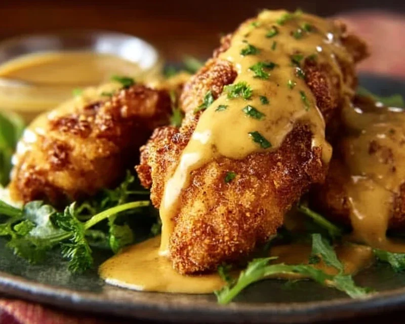 Pretzel Chicken with Mustard-Cheddar Sauce: An Amazing Ultimate Recipe