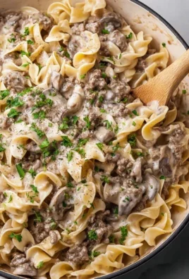 30-Minute Ground Beef Stroganoff