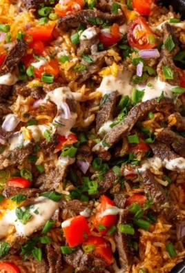 Steak Queso Rice A Flavorful Recipe