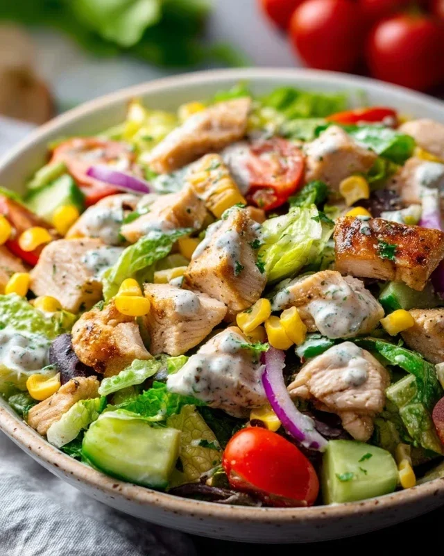Healthy Ranch Chicken Salad