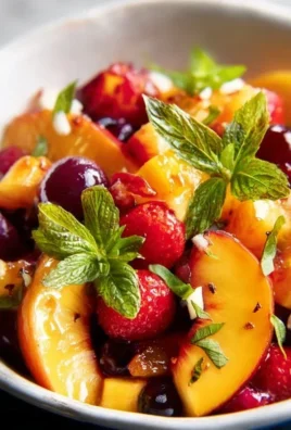 Summer Peach Fruit Salad