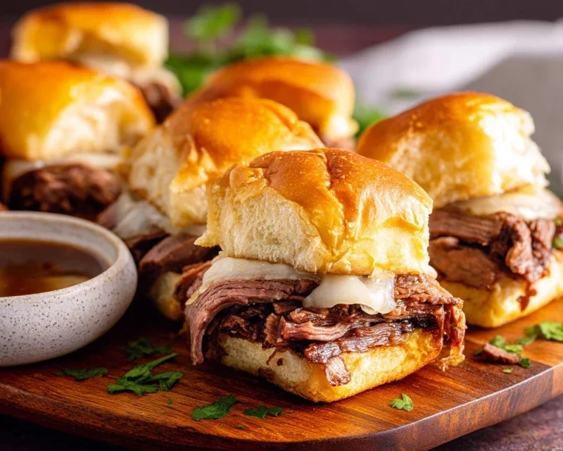 Easy French Dip Sliders Recipe