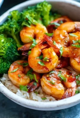 Honey Garlic Shrimp Bowls