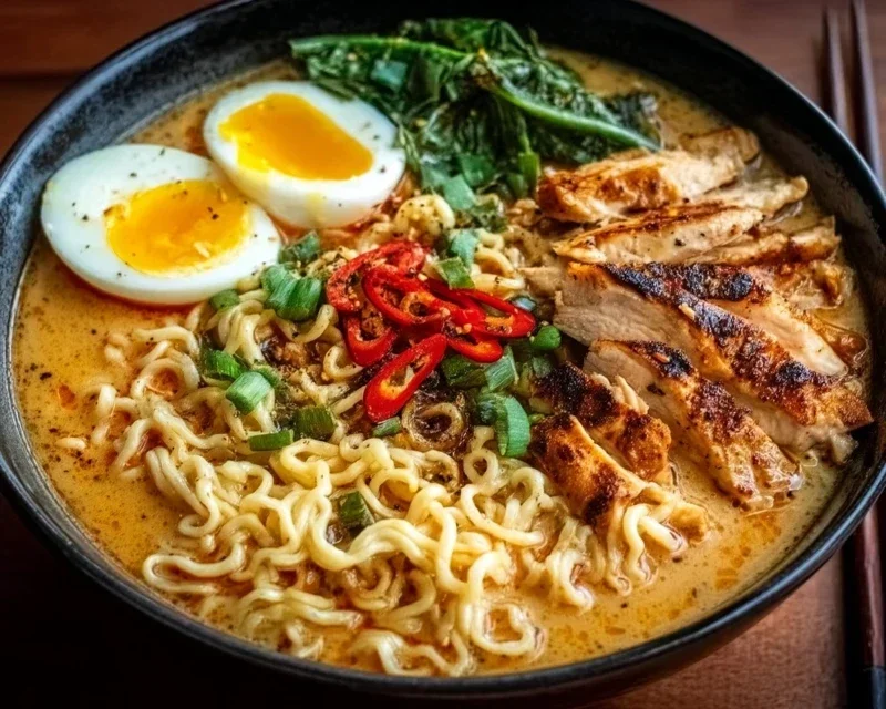 Creamy Garlic Chicken Ramen: An Incredible Ultimate Recipe