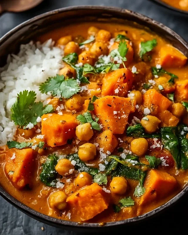 Sweet Potato and Chickpea Curry