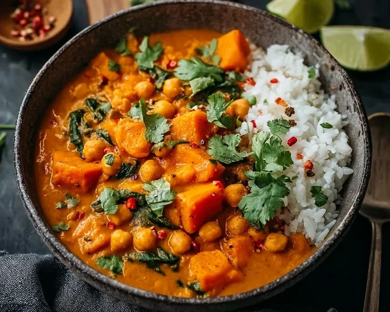 Sweet Potato and Chickpea Curry