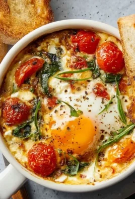 Baked Feta Eggs