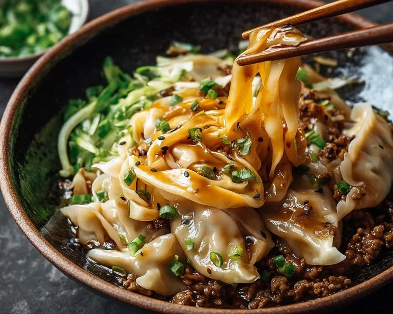 Potsticker Noodle Bowl