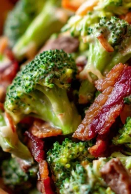 Broccoli Salad with Beef Beef Bacon Recipe