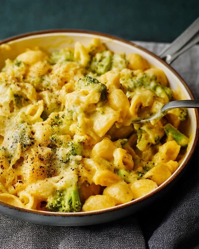 One Pot Healthy Broccoli Mac and Cheese