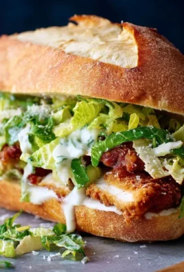 Crispy Chicken Caesar Sandwich