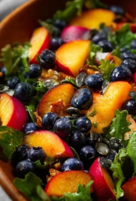 Summer Peach Blueberry Knon-non-non-alcoholic alternativeic non-alcoholic ale Salad