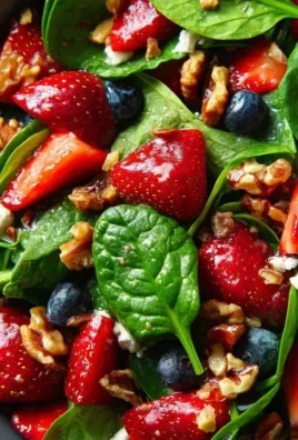 15-Minute Strawberry Spinach Salad