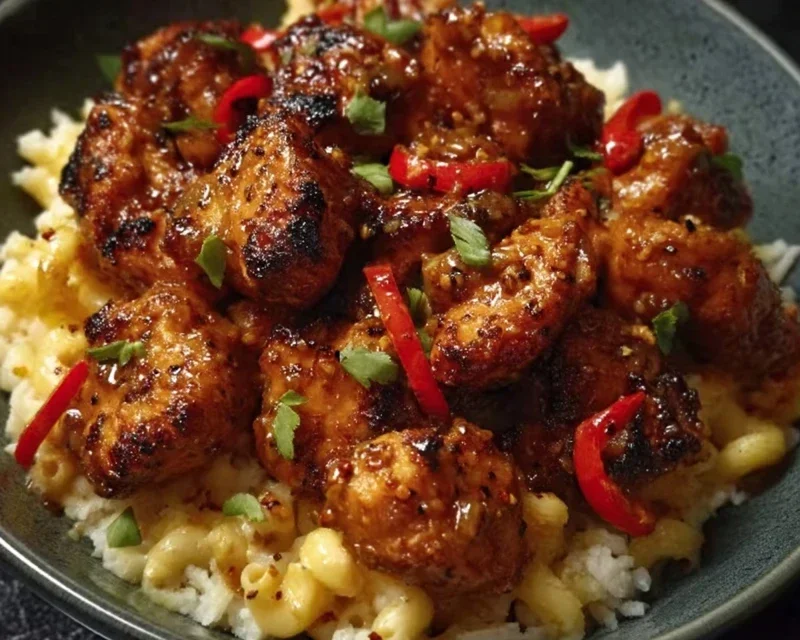 Sweet and Spicy Honey Pepper Chicken