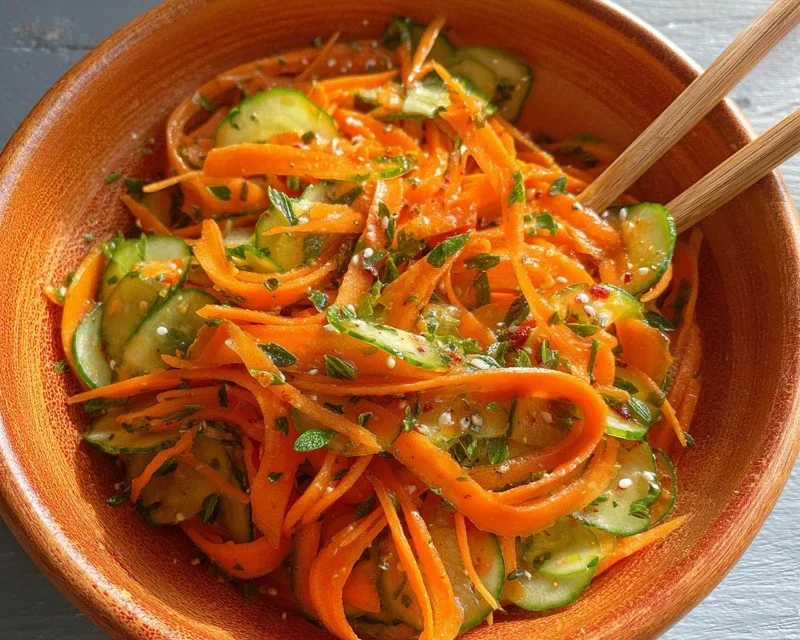 Cucumber Carrot Salad
