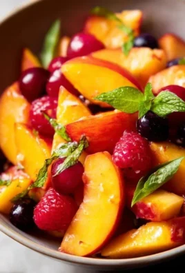 Summer Peach Fruit Salad