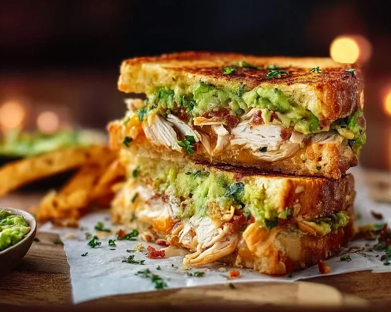 Chicken Avocado Melt Sandwich