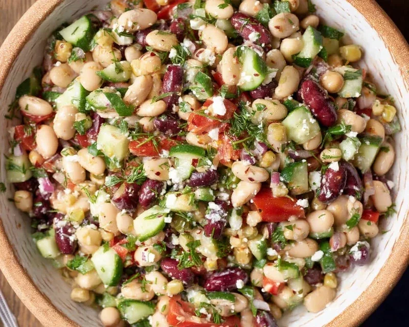 Mediterranean Bean Salad