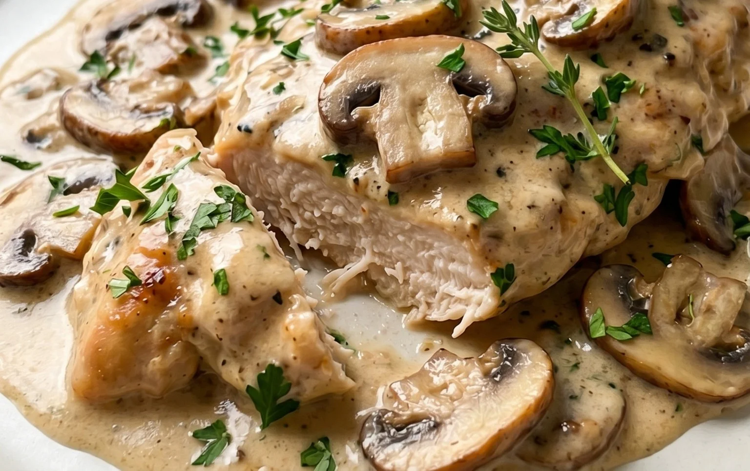Creamy Mushroom Chicken