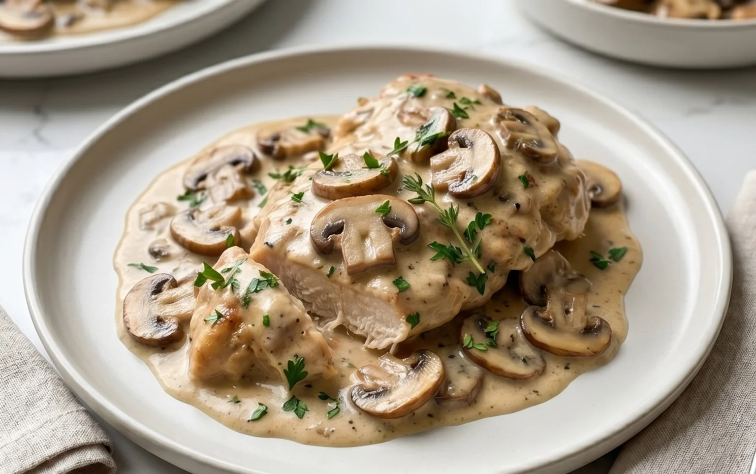 Creamy Mushroom Chicken