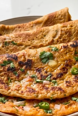 Masoor Dal Chilla | Savory Red Lentil Pancakes