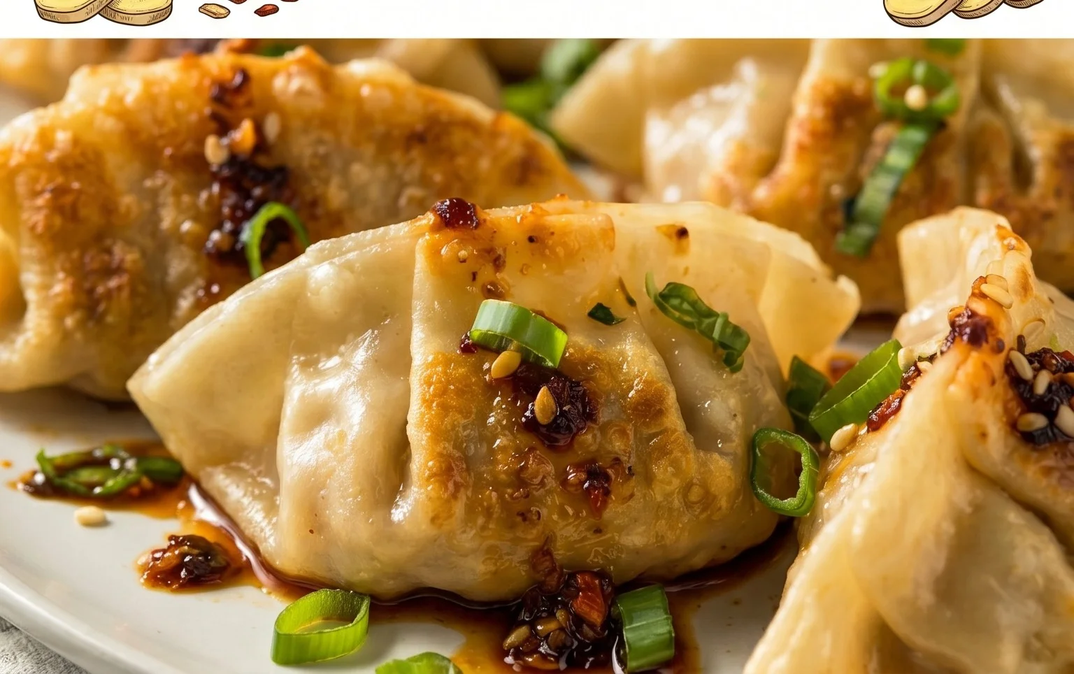 Chicken Potstickers (Pan Fried Dumplings)