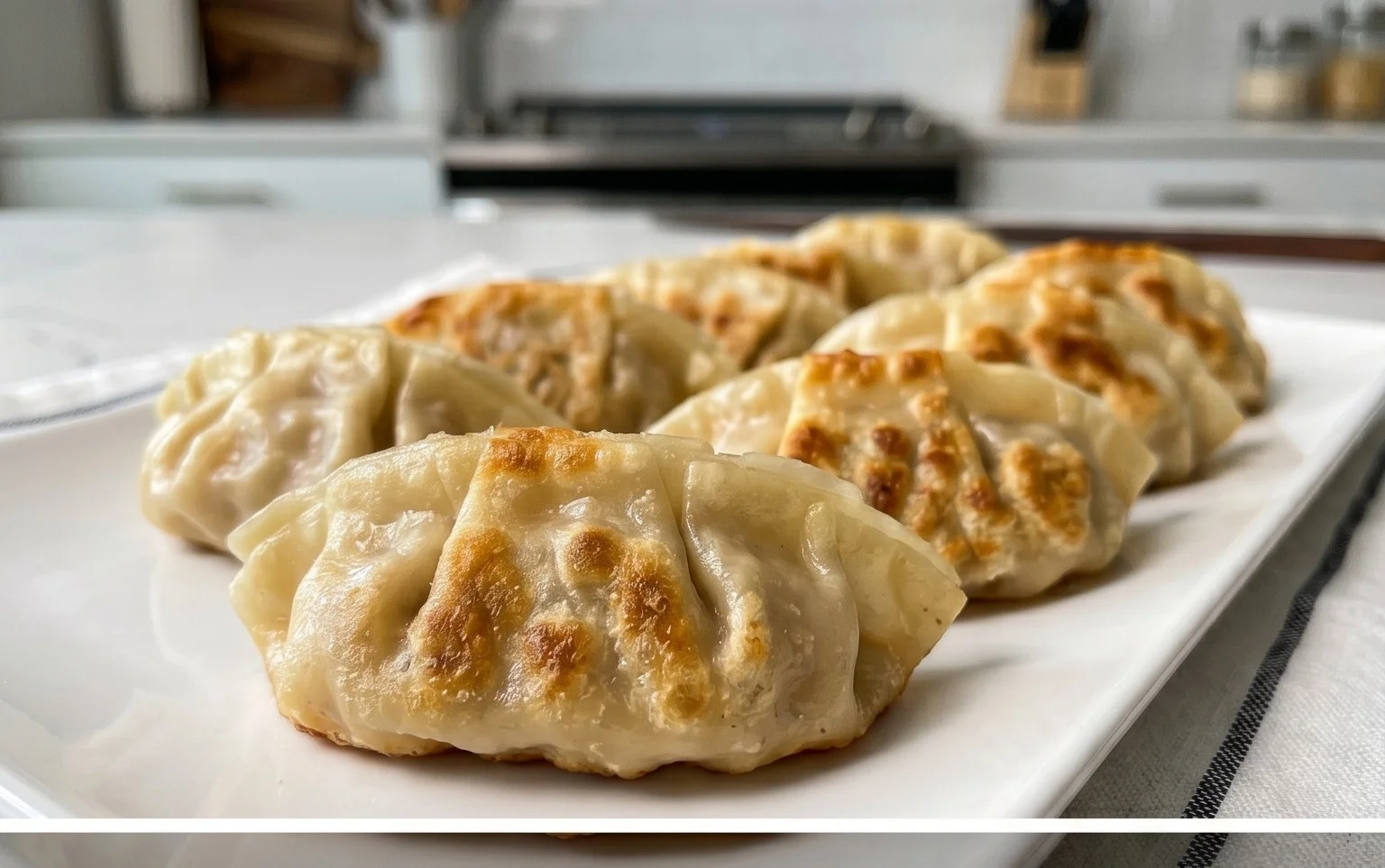 Chicken Potstickers (Pan Fried Dumplings)
