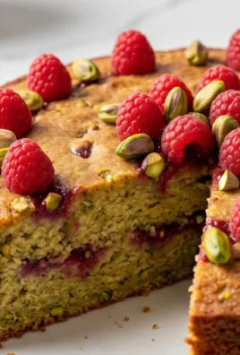 Pistachio Raspberry Cake
