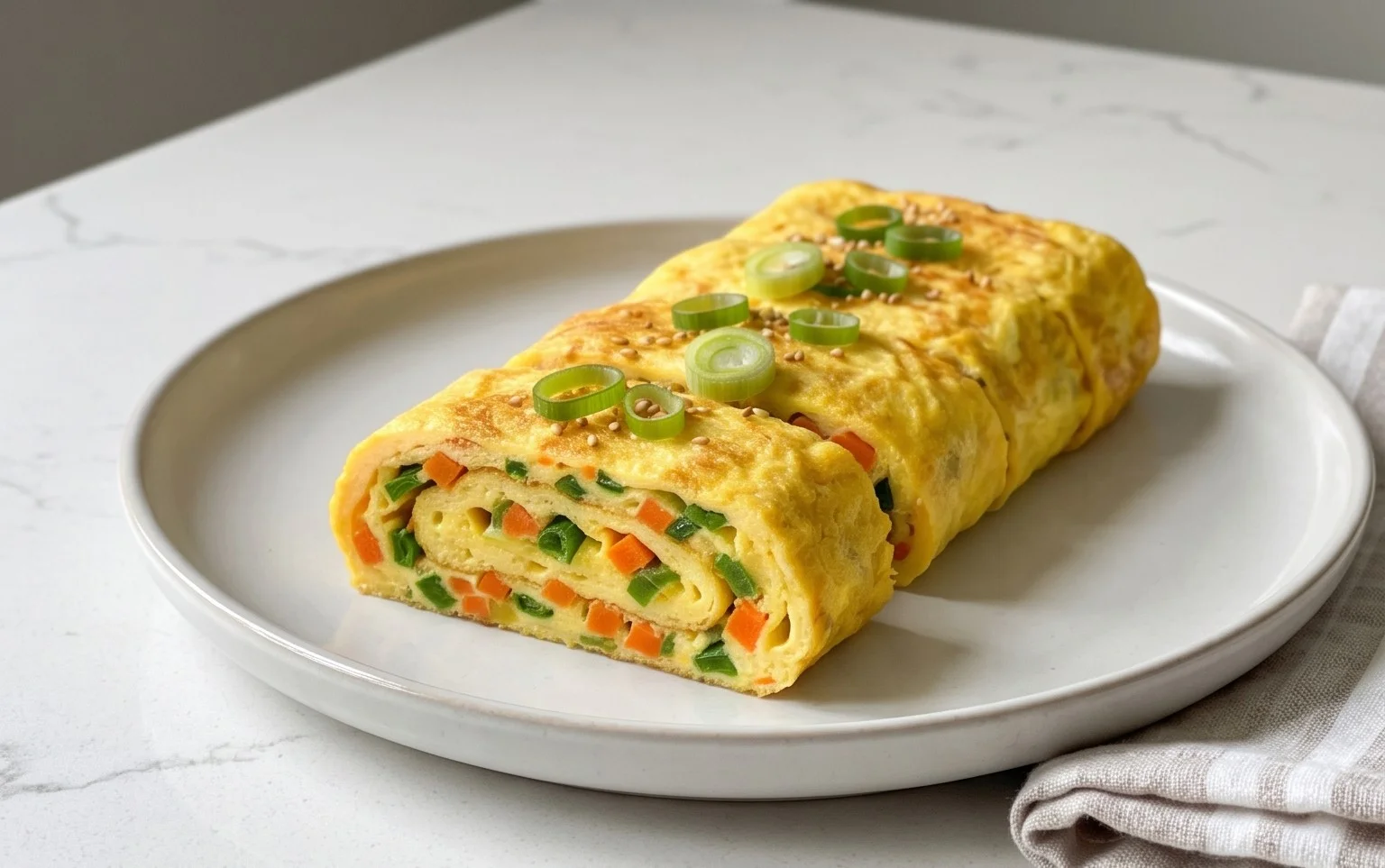 Gyeran Mari (Korean Rolled Omelette)