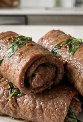 Thai Basil Beef Rolls