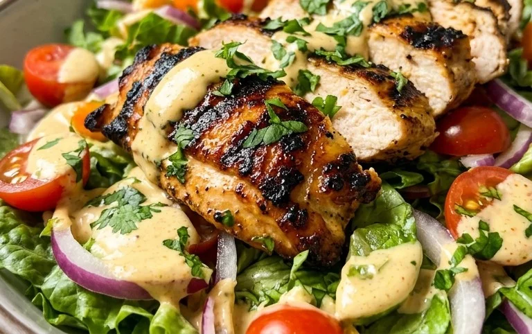 Peruvian Grilled Chicken Salad