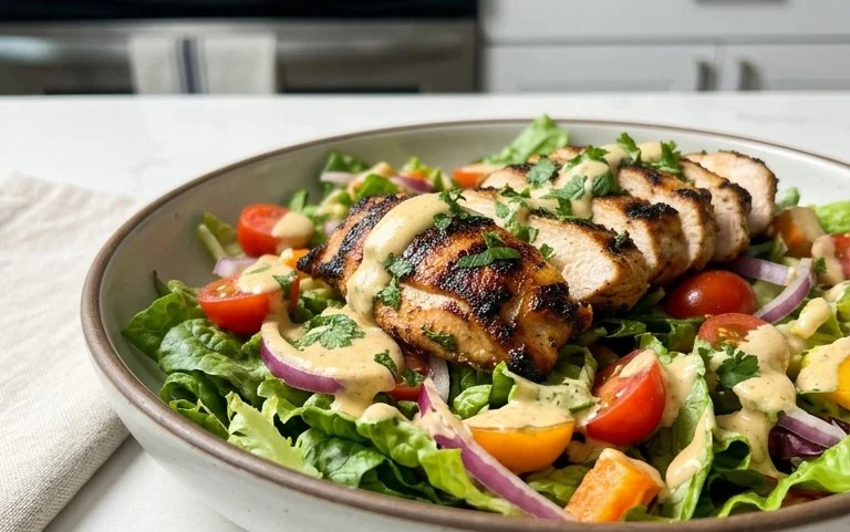 Peruvian Grilled Chicken Salad