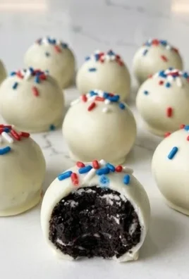 Patriotic Oreo Balls