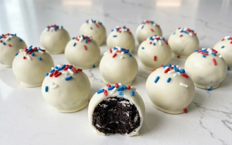 Patriotic Oreo Balls