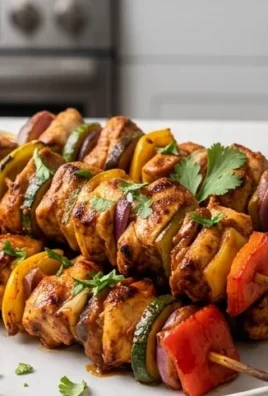 Mexican Barbecue Chicken Skewers