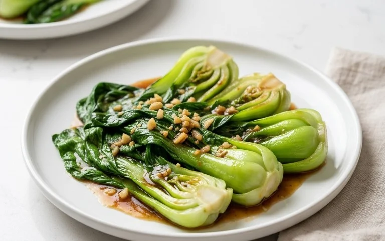 Bok Choy with Oyster Sauce