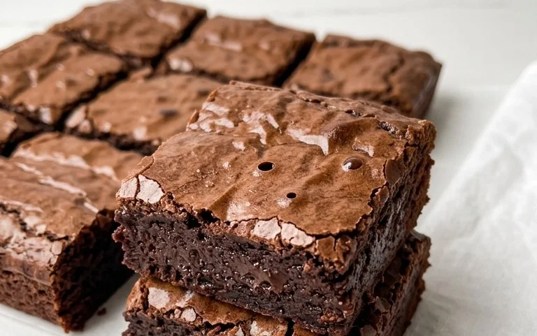 Fudgy Eggless Brownies